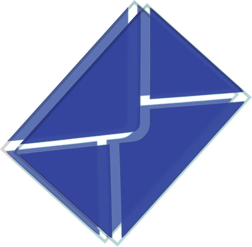 Blue Envelope Illustration